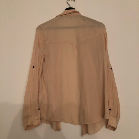 ZARA silky button shirt - Picture 8 of 8